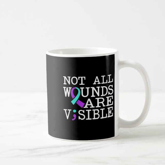 Suicide Awareness Suicide Prevention Suprt Survivo Coffee Mug (Right)