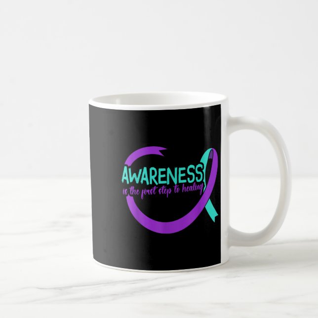 Suicide Awareness Suicide Prevention Suprt Survivo Coffee Mug (Right)
