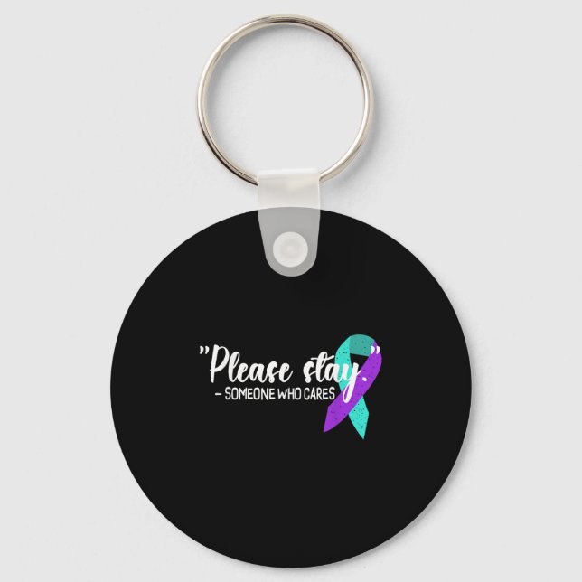 Suicide Awareness Suicide Prevention Suprt Survivo Keychain (Front)