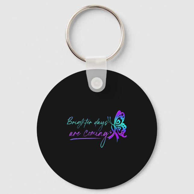 Suicide Awareness Suicide Prevention Suprt Survivo Keychain (Front)