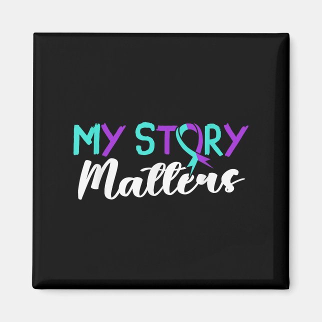 Suicide Awareness Suicide Prevention Suprt Survivo Magnet (Front)