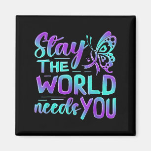 Suicide Awareness Suicide Prevention Suprt Survivo Magnet