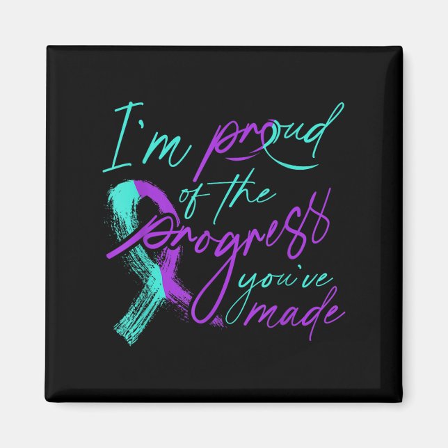 Suicide Awareness Suicide Prevention Suprt Survivo Magnet (Front)