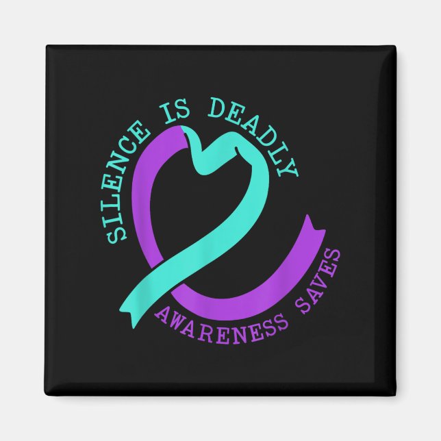 Suicide Awareness Suicide Prevention Suprt Survivo Magnet (Front)