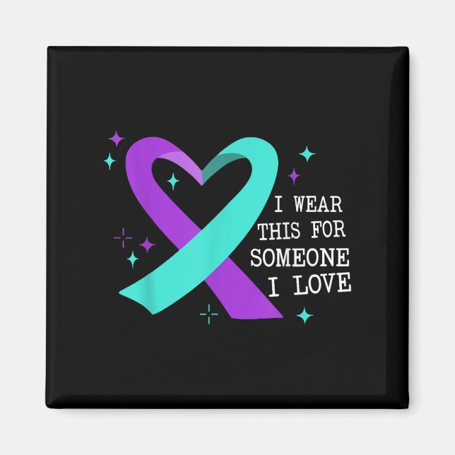 Suicide Awareness Suicide Prevention Suprt Survivo Magnet (Front)