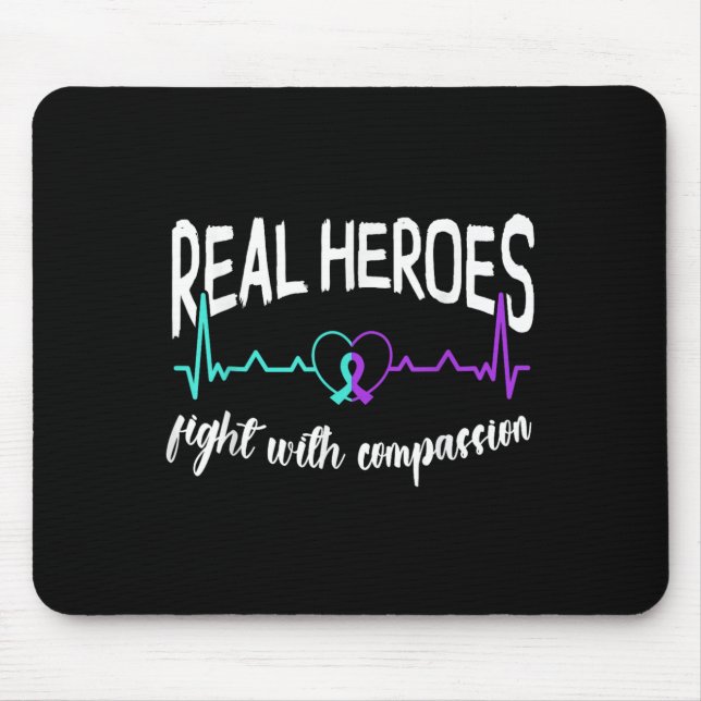 Suicide Awareness Suicide Prevention Suprt Survivo Mouse Pad (Front)
