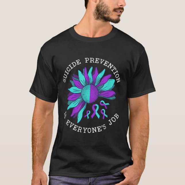 Suicide Awareness Suicide Prevention Suprt Survivo T-Shirt (Front)