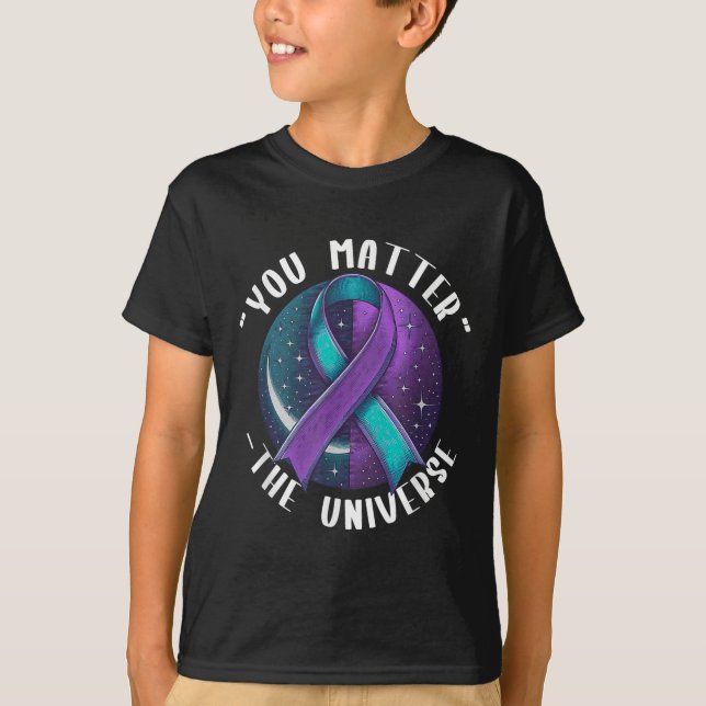 Suicide Awareness Suicide Prevention Suprt Survivo T-Shirt (Front)