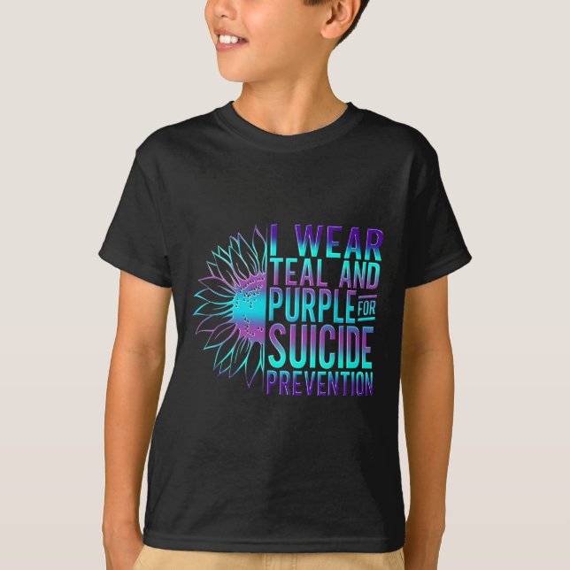 Suicide Awareness Suicide Prevention Suprt Survivo T-Shirt (Front)