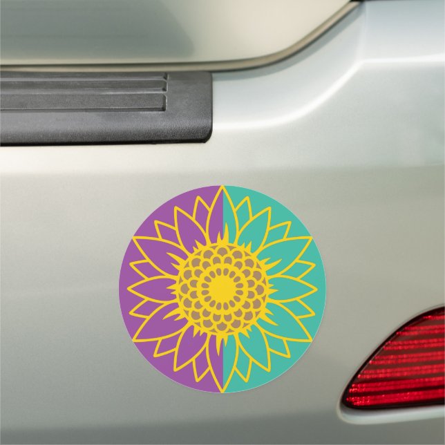 Suicide Awareness Sunflower Magnet (In Situ)