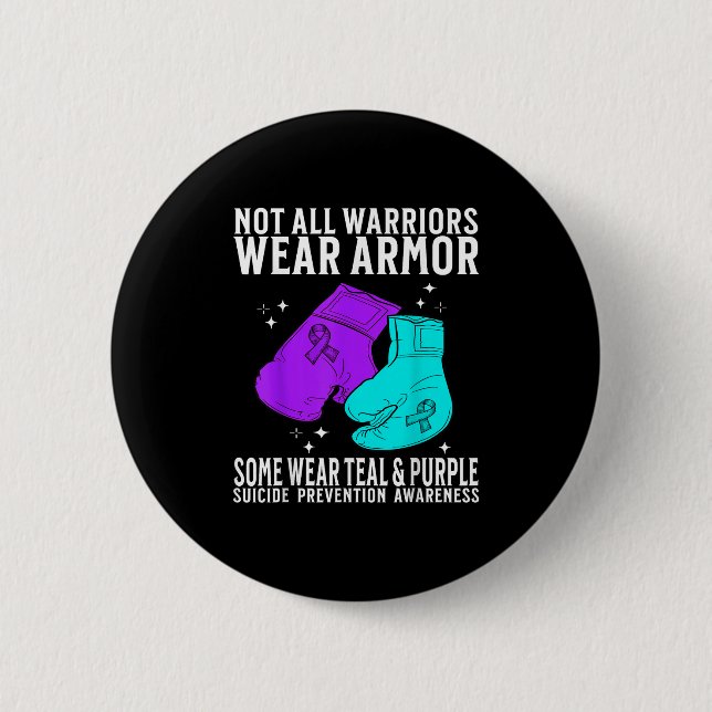 Suicide Awareness Suprt Suicide Prevention Awarene Button (Front)