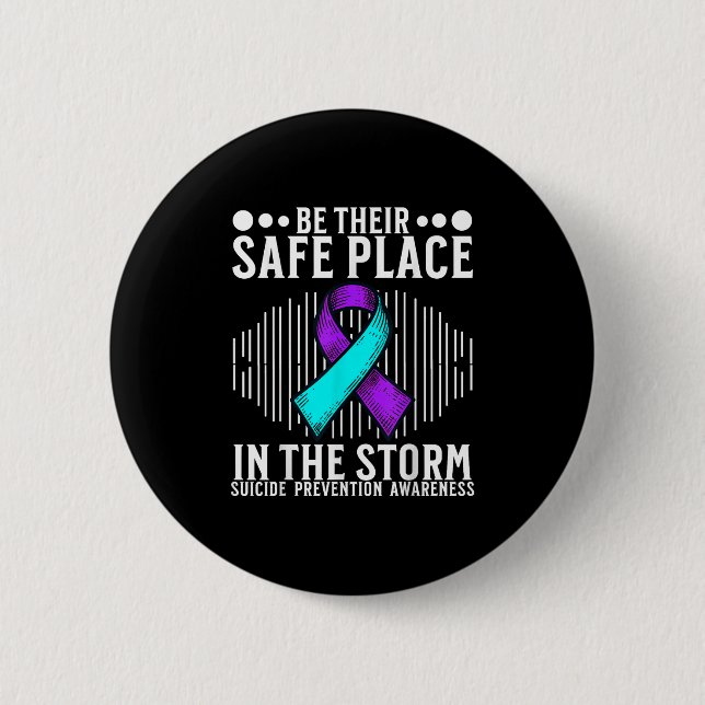 Suicide Awareness Suprt Suicide Prevention Awarene Button (Front)