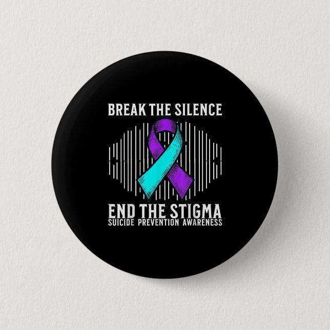 Suicide Awareness Suprt Suicide Prevention Awarene Button (Front)