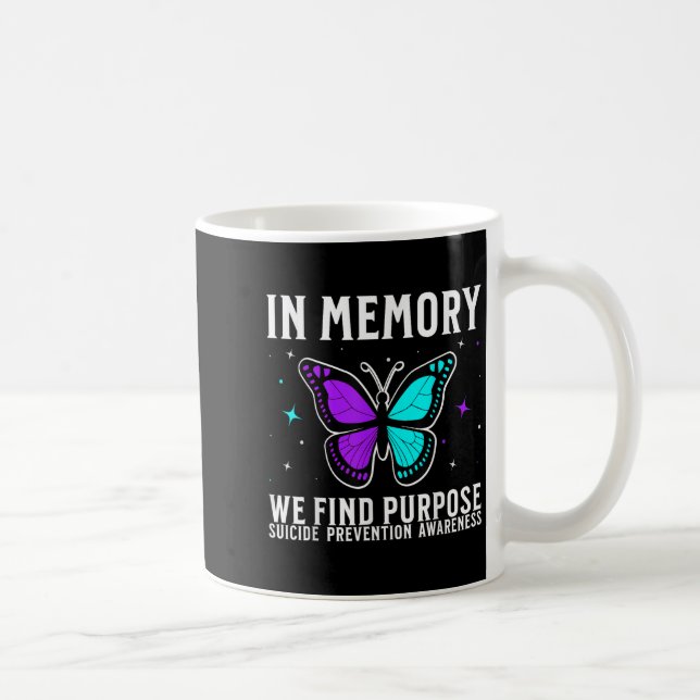 Suicide Awareness Suprt Suicide Prevention Awarene Coffee Mug (Right)