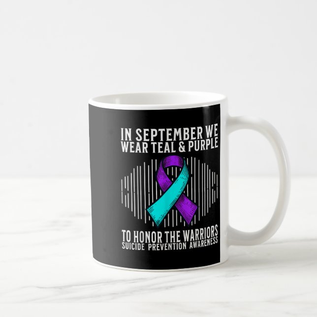 Suicide Awareness Suprt Suicide Prevention Awarene Coffee Mug (Right)