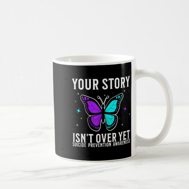 Suicide Awareness Suprt Suicide Prevention Awarene Coffee Mug (Right)