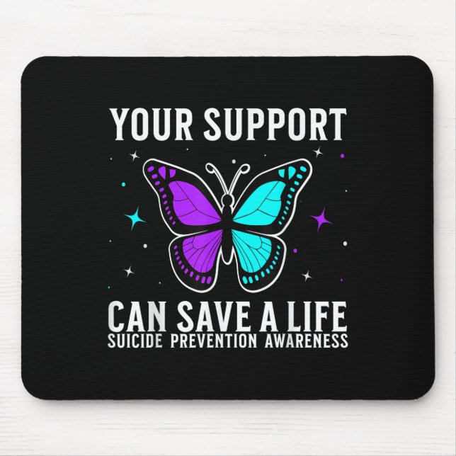 Suicide Awareness Suprt Suicide Prevention Awarene Mouse Pad (Front)