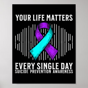Suicide Awareness Suprt Suicide Prevention Awarene Poster