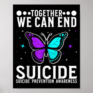 Suicide Awareness Suprt Suicide Prevention Awarene Poster