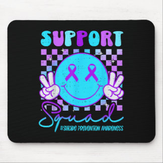 Suicide Awareness Teal & Purple Ribbon Suprt G Mouse Pad