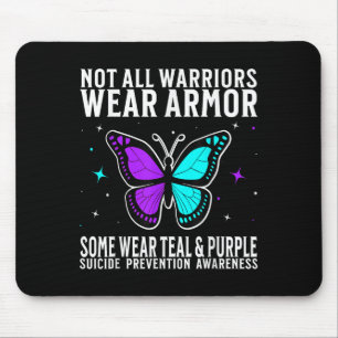 Suicide Awareness Warrior Suicide Prevention Aware Mouse Pad