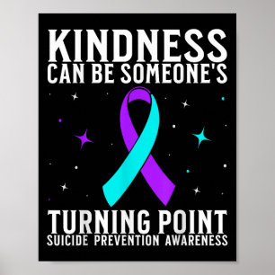 Suicide Awareness Warrior Suicide Prevention Aware Poster