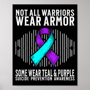 Suicide Awareness Warrior Suicide Prevention Aware Poster
