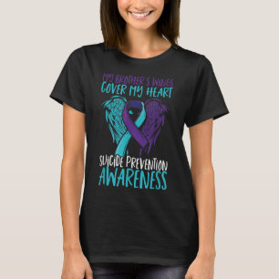 Suicide Awareness Wings & Ribbon Suicide T-Shirt