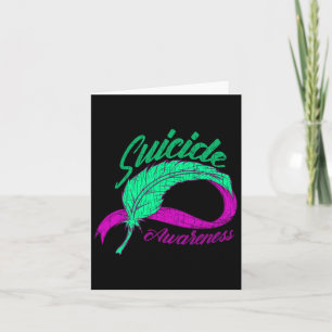 Suicide Awareness Wings Mental Health Happy Gift Card