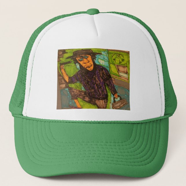 suicide bail out trucker hat (Front)