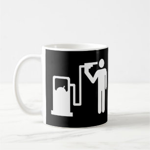 Suicide by petrol coffee mug
