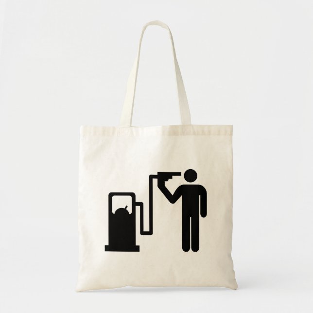 Suicide by petrol tote bag (Front)