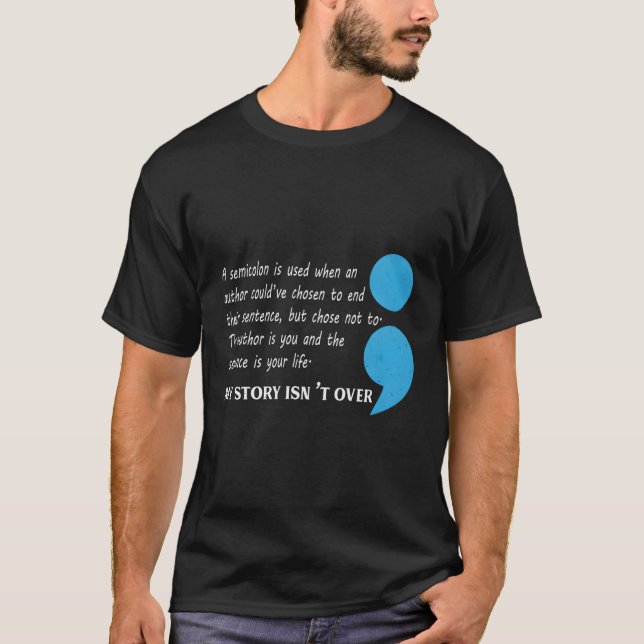 Suicide Depression Awareness T-Shirt (Front)