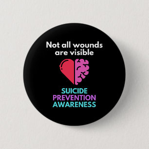 Suicide Gives The Pain To Someone Else. Suicide Aw Button