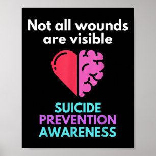 Suicide Gives The Pain To Someone Else. Suicide Poster