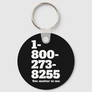 Suicide Hotline Number Mental Health Awareness For Keychain