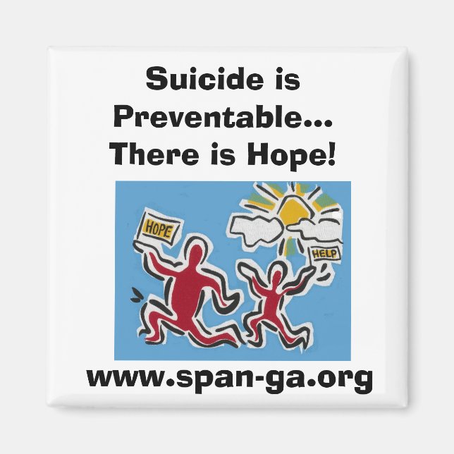 Suicide is Preventable... Magnet (Front)