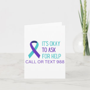 Suicide Prevention 988 Hotline Shirt 988 Suicide C Card