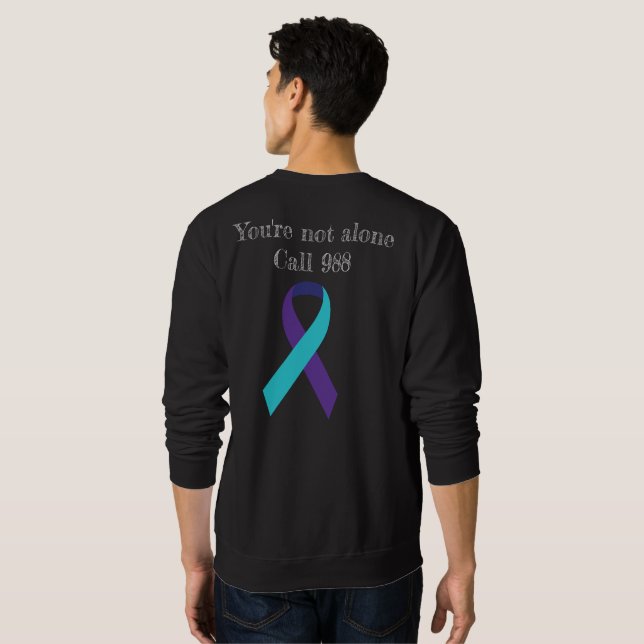 Suicide prevention 988  sweatshirt (Back Full)