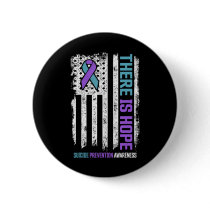 Suicide Prevention American Flag Hope Suicide Awar Button