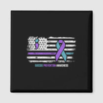 Suicide Prevention American Flag Suicide Awareness Magnet