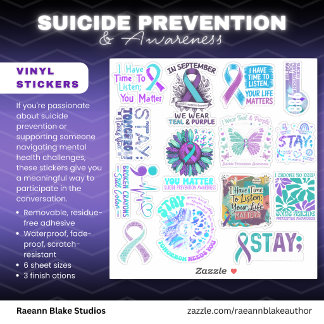 Suicide Prevention and Awareness Stickers