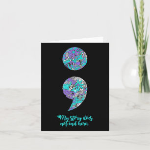 Suicide Prevention And Depression Awareness Card