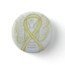Suicide Prevention Angel Awareness Ribbon Pins