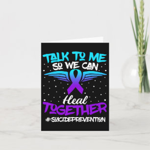 Suicide Prevention Awareness 988 Mental Health Sup Card