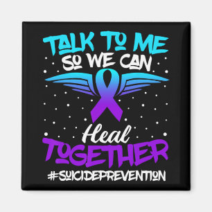 Suicide Prevention Awareness 988 Mental Health Sup Magnet