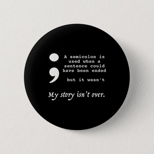 Suicide Prevention Awareness  Button (Front)