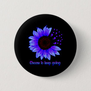 Suicide Prevention Awareness Choose To Keep Going Button