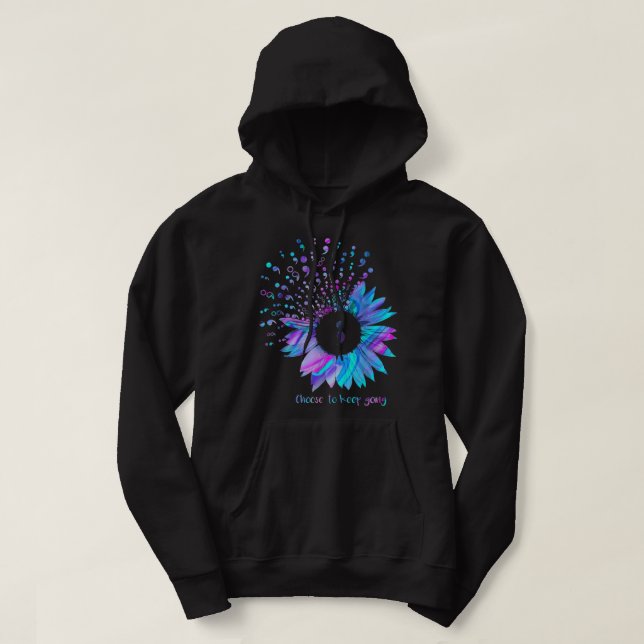 Suicide Prevention Awareness Choose To Keep Going  Hoodie (Design Front)