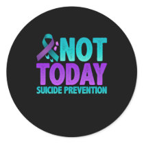 Suicide Prevention Awareness Classic Round Sticker